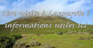 Première visite 1ère visite à Lanzarote