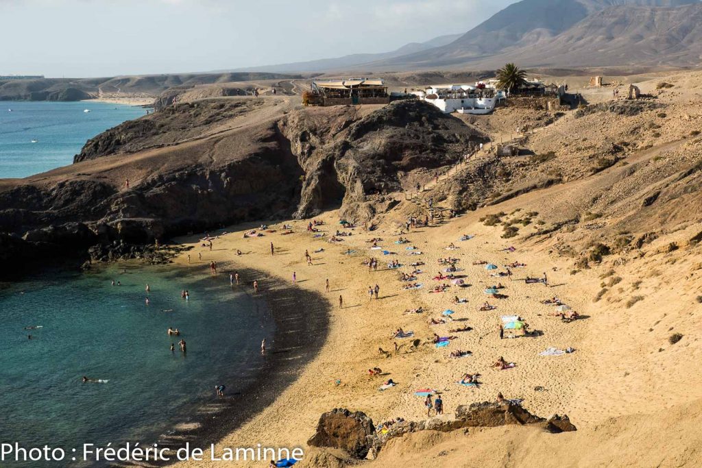 Plages de Papagayo (Playa Blanca) sur l'île de Lanzarote, Canaries le 01/09/2020. Photo : Frédéric de Laminne